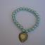 bracciale celeste cuore