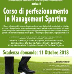 Management sportivo - locandina